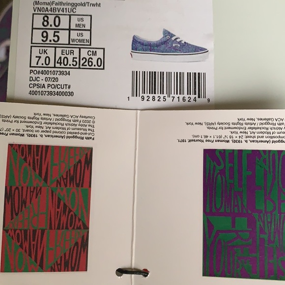 VANS WMNS ERA MOMA Falthringgold/Trwht Sneakers - Picture 16 of 16